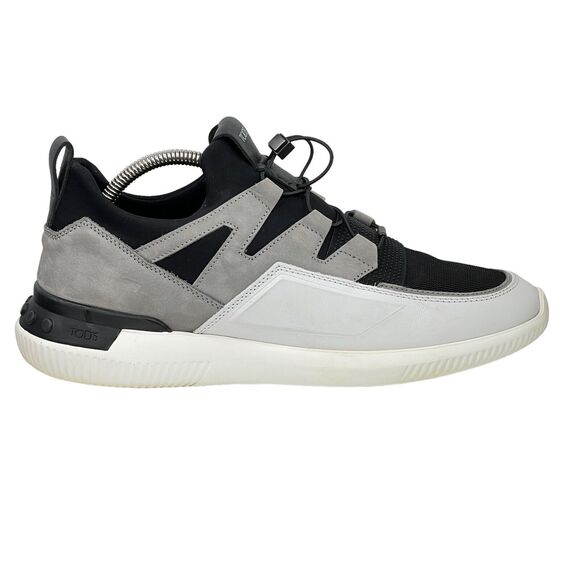 Tod\'s Men\'s Sneaker M 7.5 W 9 No_Code 91B Black White Sport Leather Italy $695 main image 7